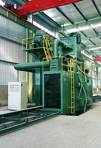 خط تولید اتوماتیک H-beam، دستگاه شات انفجاری فولادی ورق فولادی