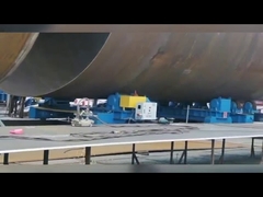 مونتاژ و جوشکاری برج بادی فراساحلی، تخت های غلتکی چرخاننده