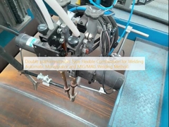پلیتفورم دوگانه دو نوع ترکیبی انعطاف پذیر برای جوشکاری دستکاری خودکار و روش جوشکاری MIG / MAG