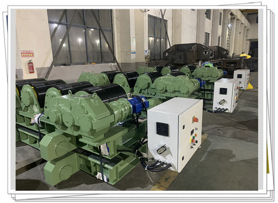 رول گردشی جوشکاری تراورس 200t با لاستیک لاستیک CE ISO