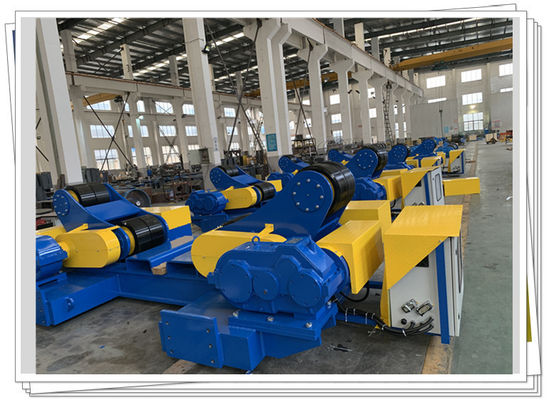چرخ لاستیکی خط تولید برج باد Windt 200t Tank Rotator