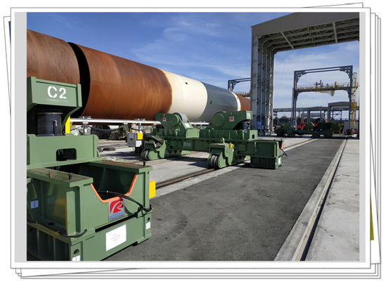 خط تولید 1000t Fit Up Wading Rotator Rotator Offshore Tower Wind Wind