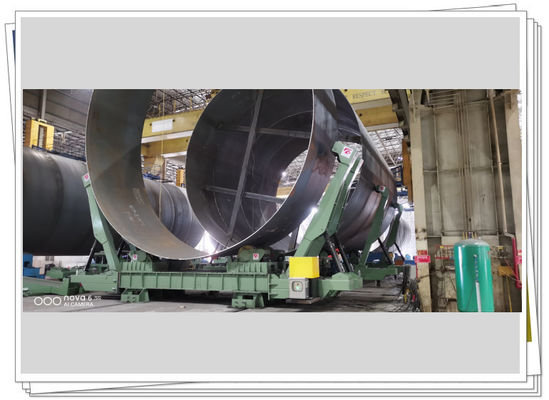 Heavy Anti Ellipse Rotator Arm Support 400T Tank Hydraulic Assembleing Turning غلتک