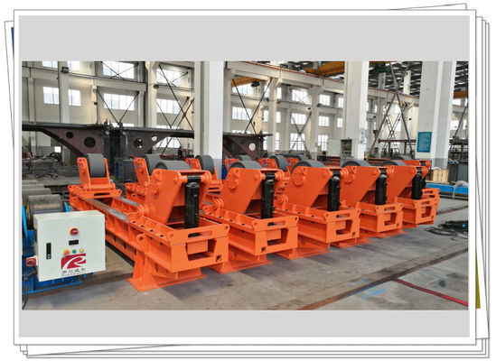 Wind Tower Shells Assembly Station Roller Bed Fixed 300t Fit Up Rotator Rotator Control